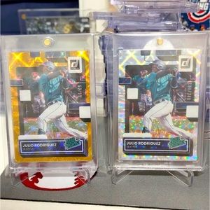2022 donruss Julio Rodriguez rated rookies #to 99 and # to 349 hot sp Roy